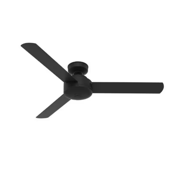 Hunter Presto 52 in. Matte Black Indoor Ceiling Fan 50810